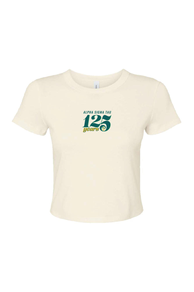 125 Years Natural Crop Tee