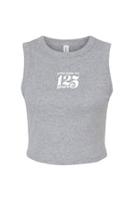 125 Years Grey Crop Tank