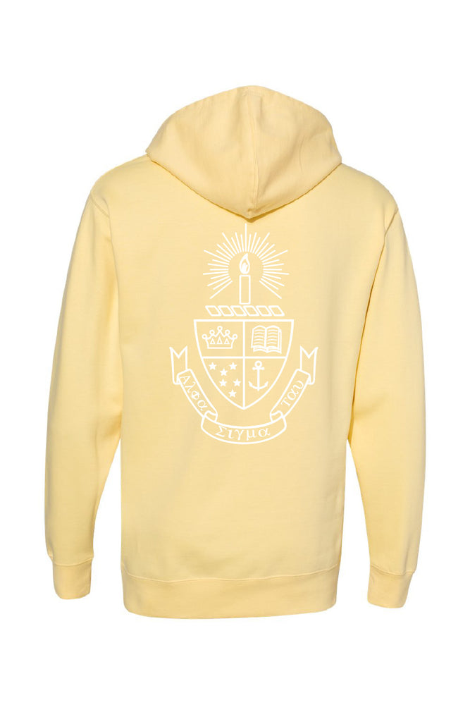 Light Yellow Crest Hoodie