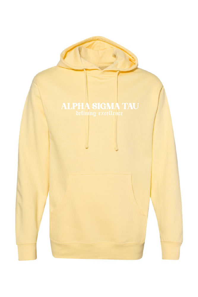 Light Yellow Crest Hoodie