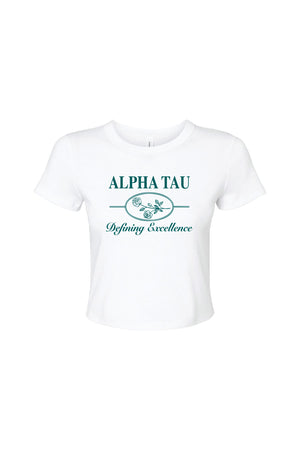 Defining Excellence Flower Crop Tee