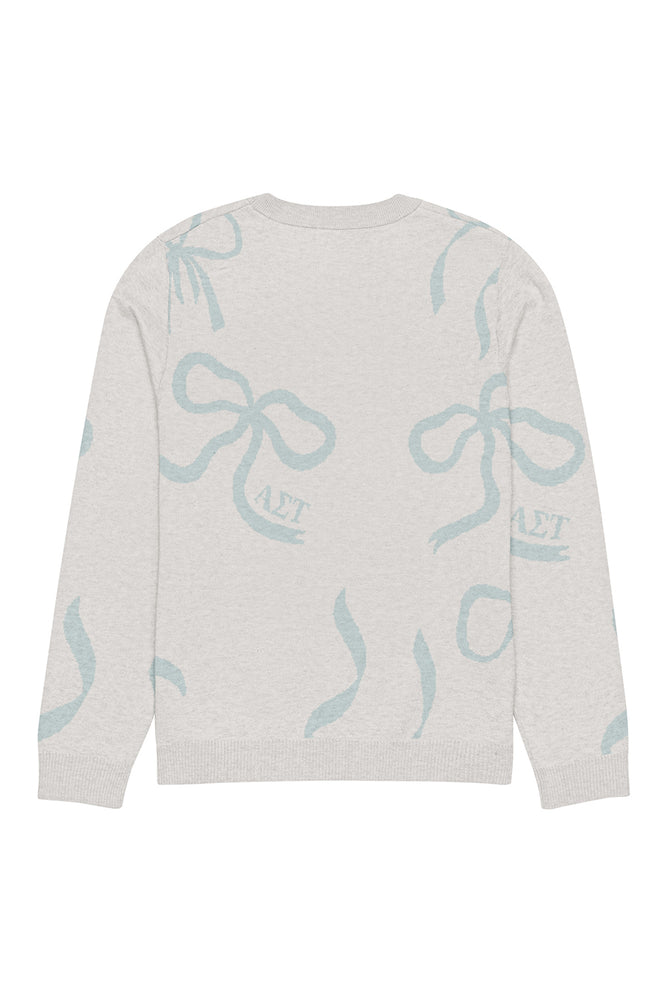 Lacy Bow Knitted Sweater